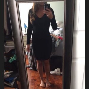 Tobi Black Bodycon Dress